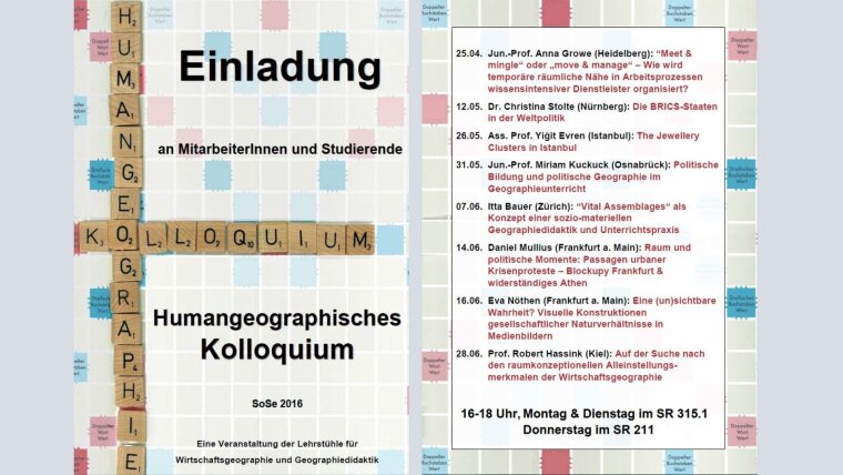 Programm HuKo SoSe 2016