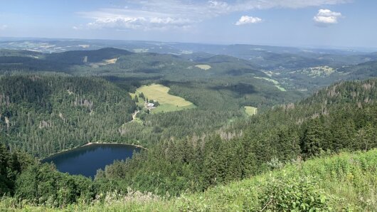 Blick vom Feldberg (Schwarzwald)